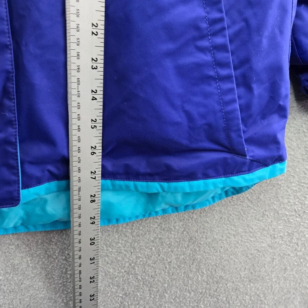 Columbia Boy Jacket XL‎ Blue Hooded Omni Heat Out Grown Pockets Full Zip